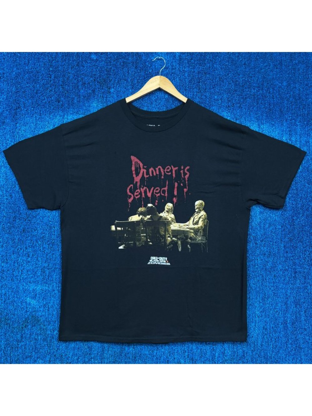 Call of Duty Black Ops 7 Zombies Art Dinner is Served Tee 2X